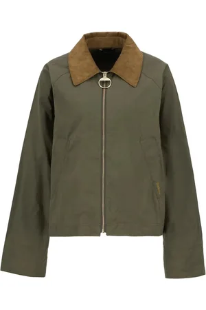 Barbour Femme, Vestes, Vert, Taille: 40 FR Imperméable en coton réversible avec détails tartan