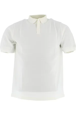 MC2 SAINT BARTH Homme, Tops, Blanc, Taille: S Polo Blanc Manches Courtes Coton
