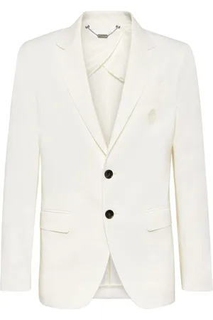 BILLIONAIRE Homme, Vestes, Blanc, Taille: 3XL Elegant Navy Blue Blazer