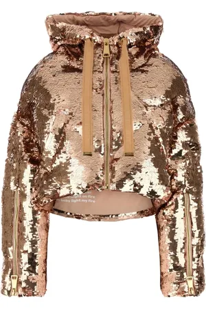 Khrisjoy Femme, Vestes, Rose, Taille: 36 FR Veste Matelassée Élégante