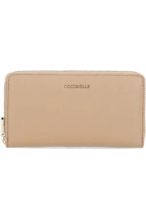 Coccinelle Femme, Accessoires, , Taille: ONE Size Portefeuille en Cuir Élégant avec Logo Métallique