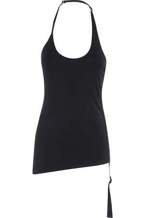 Helmut Lang Femme, Tops, Noir, Taille: 40 FR Top Harnais Vent
