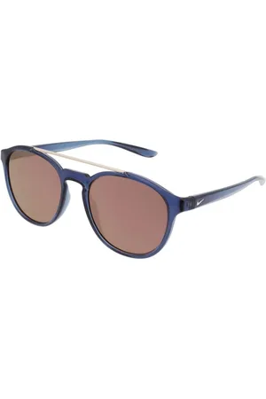 Nike Unisex, Accessoires, Bleu, Taille: ONE Size Lunettes de soleil bleues injectées avec verres de catégorie 3