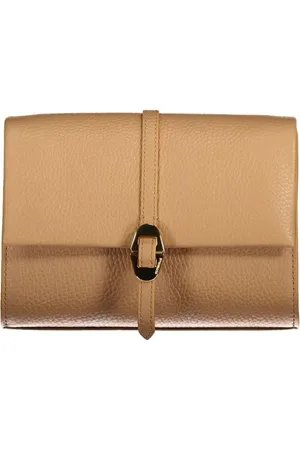 Coccinelle Femme, Sacs, Brun, Taille: ONE Size Sac à main en cuir marron avec emplacements pour cartes