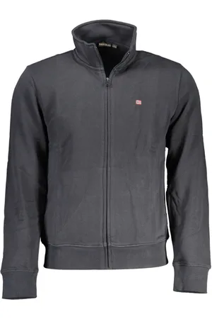 Napapijri Homme, Sweatshirts et sweats à capuche, Noir, Taille: M Zip-throughs