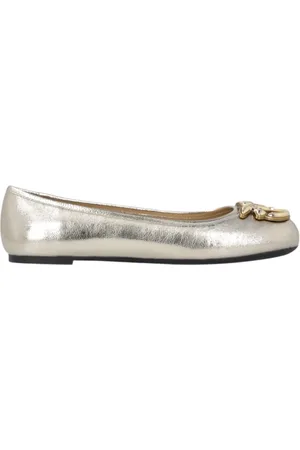 Pinko Femme, Chaussures, Jaune, Taille: 40 EU Ballerines dorées chaussures plates