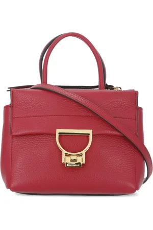 Coccinelle Femme, Sacs, Rouge, Taille: ONE Size Sac à main en cuir grenat