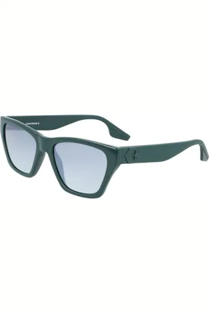 Converse Femme, Accessoires, Vert, Taille: ONE Size Lunettes de soleil vertes injectées avec verres de catégorie 2