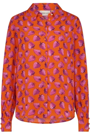 Fabienne Chapot Femme, Blouses et Chemises, Rouge, Taille: 40 FR Coco Blouse