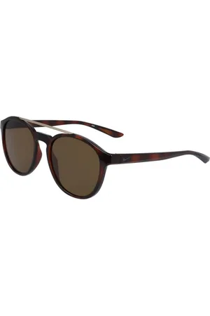 Nike Unisex, Accessoires, Brun, Taille: ONE Size Lunettes de Soleil à Monture Injectée Marron Catégorie 3