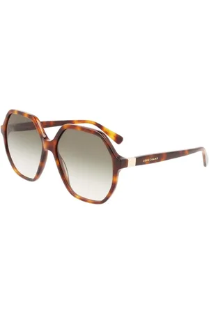 Longchamp Femme, Accessoires, Brun, Taille: ONE Size Lunettes de soleil en acétate marron avec catégorie 3