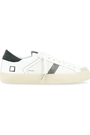 D.A.T.E. Homme, Chaussures, Blanc, Taille: 40 EU Baskets Bas Nylon Blanc Noir