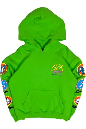 CHROME HEARTS Homme, Sweatshirts et sweats à capuche, Vert, Taille: L Sweat à capuche Citrus par Matty Boy Records