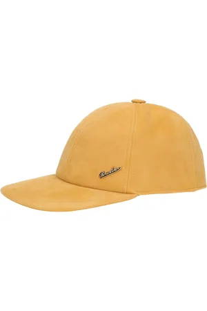 Borsalino Unisex, Accessoires, Jaune, Taille: L Casquette de baseball en daim