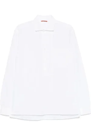 BARENA Homme, Chemises, Blanc, Taille: M Chemise Classique en Coton Blanc
