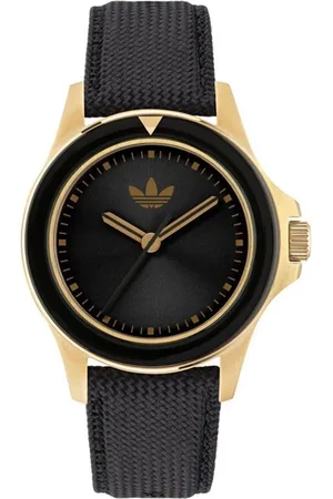 adidas Unisex, Accessoires, Noir, Taille: ONE Size Montre Analogique en Silicone Multicolore à Quartz