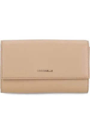 Coccinelle Femme, Accessoires, , Taille: ONE Size Portefeuille en Cuir avec Logo Contrastant
