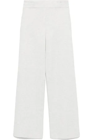 D.EXTERIOR Femme, Pantalons, Gris, Taille: 38 FR Pantalon gris avec taille élastique et poches