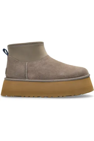 UGG Femme, Chaussures, Gris, Taille: 39 EU Bottes de neige à plateforme Classic Mini Dipper