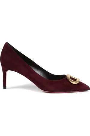 DEE OCLEPPO Femme, Chaussures, Rouge, Taille: 36 EU Escarpins en daim Bordeaux