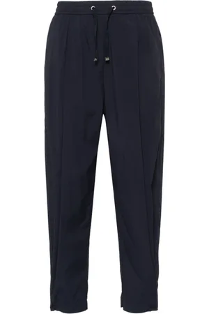 HERNO Femme, Pantalons, Bleu, Taille: 40 FR Pantalon Bleu Élégant