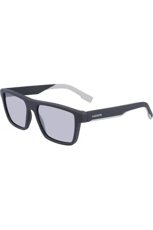 Lacoste Homme, Accessoires, Gris, Taille: ONE Size Lunettes de Soleil Grises Modernes avec Verres de Catégorie 2