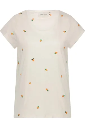 Fabienne Chapot Femme, Tops, Blanc, Taille: 44 FR Phil Round V T-Shirt