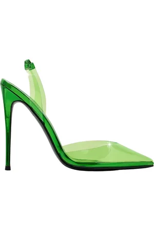 Femme LA Femme, Chaussures, Vert, Taille: 40 EU Talons verts en PVC - Édition Limitée