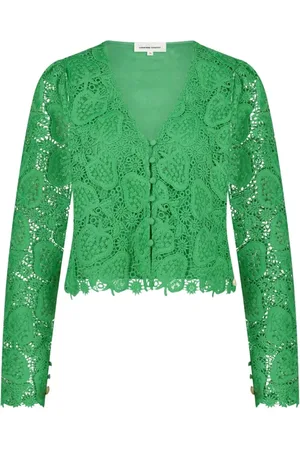 Fabienne Chapot Femme, Blouses et Chemises, Vert, Taille: 40 FR Sardou Top