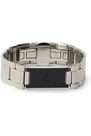 Tom Ford Unisex, Accessoires, Gris, Taille: ONE Size Bracelet en Acier, Finition Satin Gris