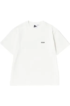 Gramicci Homme, Tops, Blanc, Taille: M T-shirt avec logo dans le dos et poche avant