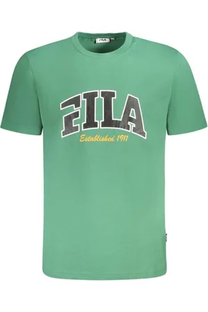 Fila Homme, Tops, Vert, Taille: M T-shirt à Imprimé Graphique Vintage