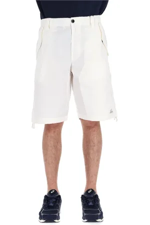 C.P. Company Homme, Shorts, Blanc, Taille: XL Shorts Bermuda Cargo Blanc Ripstop