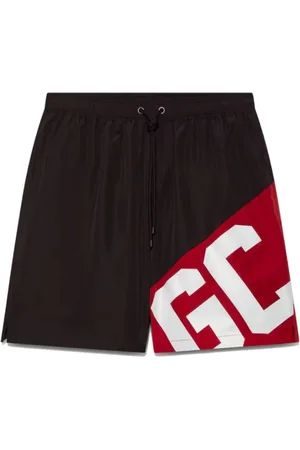 GCDS Homme, Shorts, Noir, Taille: XL Boxer Noir avec Bande Logo