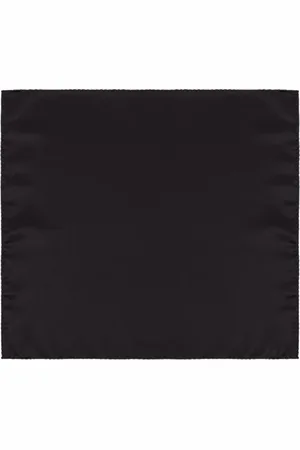 Dolce & Gabbana Homme, Accessoires, Noir, Taille: ONE Size Pochette en Soie Noire