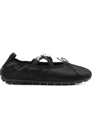 Simone Rocha Femme, Chaussures, Noir, Taille: 36 EU Chaussures noires avec embellissement en cristal