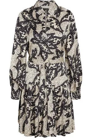 Bruuns Bazaar Femme, Robes, , Taille: 38 FR Robe trapèze imprimé sable