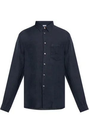 Paul Smith Homme, Chemises, Bleu, Taille: 2XL Chemise en lin