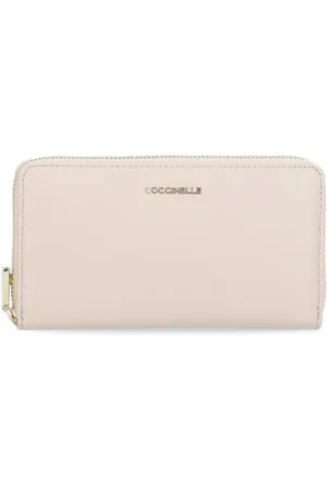 Coccinelle Femme, Accessoires, Rose, Taille: ONE Size Portefeuille Femme en Cuir Rose