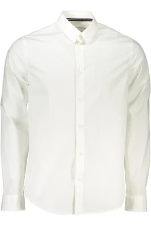 Calvin Klein Homme, Chemises, Blanc, Taille: M Chemise Blanche Manches Longues Slim Fit