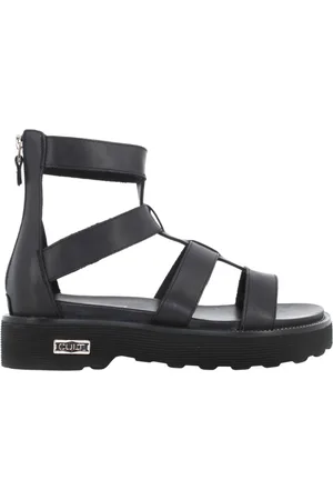 Cult Femme, Chaussures, Noir, Taille: 37 EU Ziggy Sandales en Cuir
