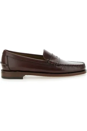 SEBAGO Homme, Chaussures, Brun, Taille: 40 EU Mocassins classiques marron avec surpiqûres surélevées