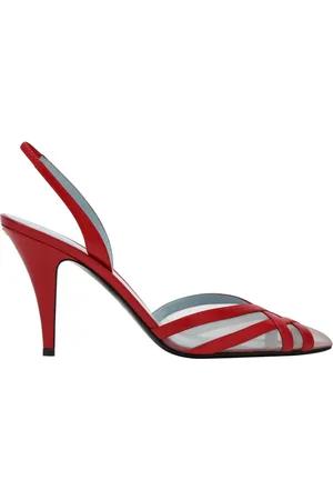 VALENTINO GARAVANI Femme, Chaussures, Rouge, Taille: 37 1/2 EU Chaussures Chic Slingback Alta