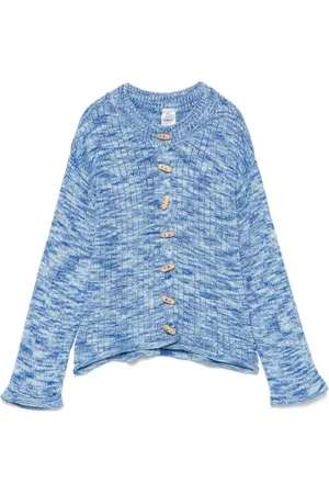 Baserange Femme, Pulls, Bleu, Taille: 38 FR Cardigan Élégant