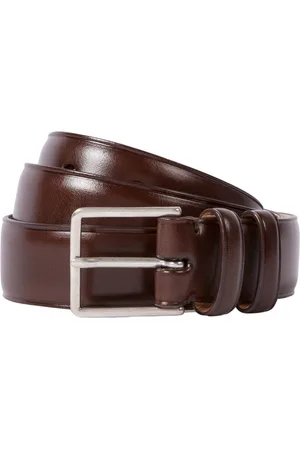 Paul Smith Homme, Accessoires, Brun, Taille: S Ceinture Classique en Cuir Chocolat