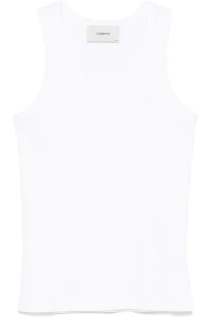 COPERNI Femme, Tops, Blanc, Taille: 38 FR T-shirt blanc pour femme