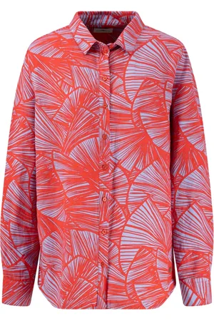 Fynch-Hatton Femme, Blouses et Chemises, Multicolore, Taille: 38 FR Chemisier en Lin