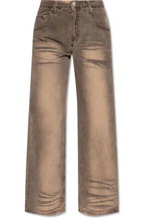 MISBHV Femme, Jeans, Brun, Taille: W29 Jean taille haute