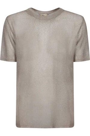 HERNO Femme, Tops, , Taille: 38 FR Pull à Manches Courtes Brillant