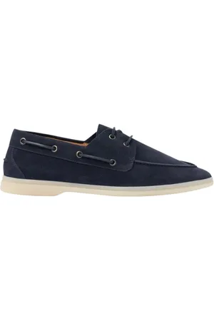 Scarosso Homme, Chaussures, Bleu, Taille: 41 1/2 EU Bleu Daim